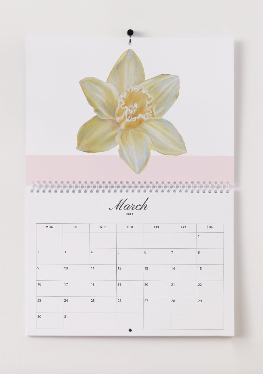 2026 Birthflower Calendar